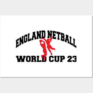 England Netball Team Posters and Art